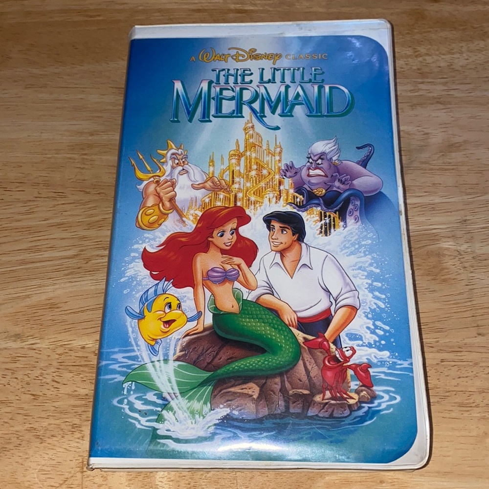 Banned Cover Disney The Classics Black Diamond The Little Mermaid VHS